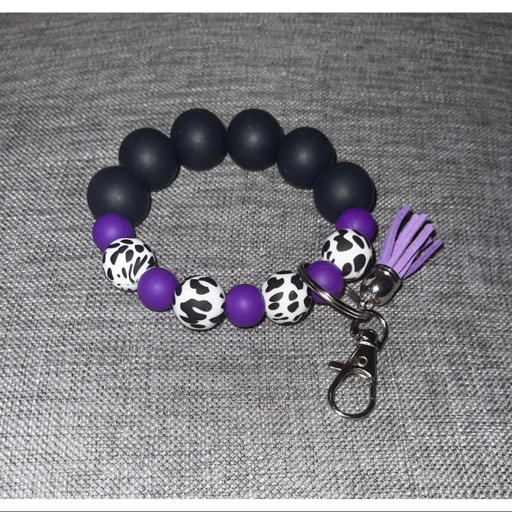 Handmade Wristlet Keychain